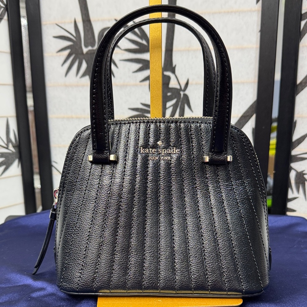 Kate Spade New York Sylvia mini Paterson drive quilted dome satchel w/ Crosbody